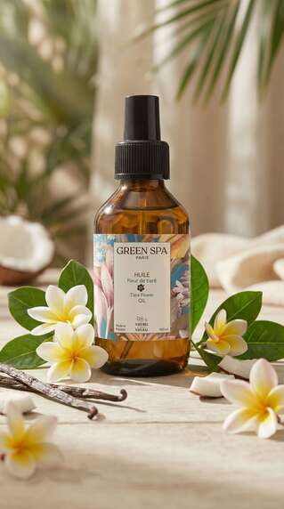Soin bien-être GREEN SPA - Huile Fleur de Tiaré