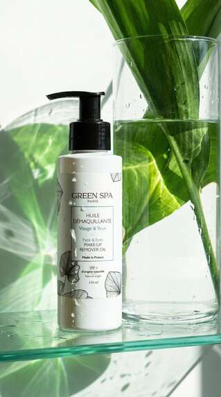 Soin bien-être GREEN SPA - Huile Démaquillante Visage & Yeux