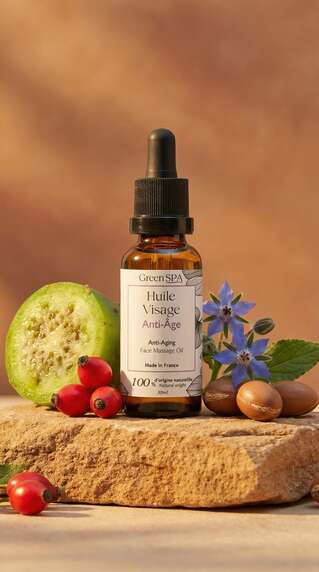 Soin bien-être GREEN SPA - Huile Visage Anti-Age